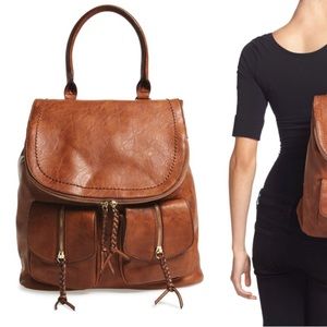 Sole society vegan leather backpack